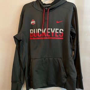 Nike Mens Ohio State Buckeyes Sweatshirt Hoodie